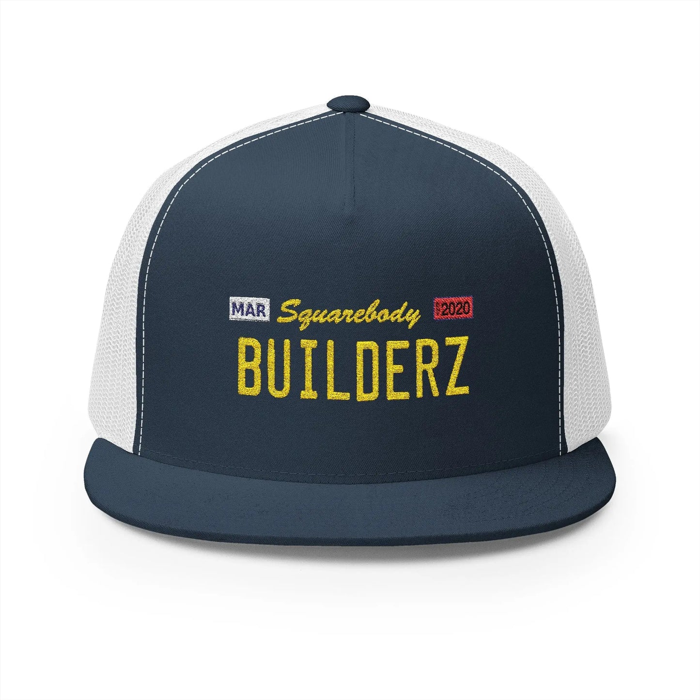Squarebody Builderz License Plate Embroidery hat Printify
