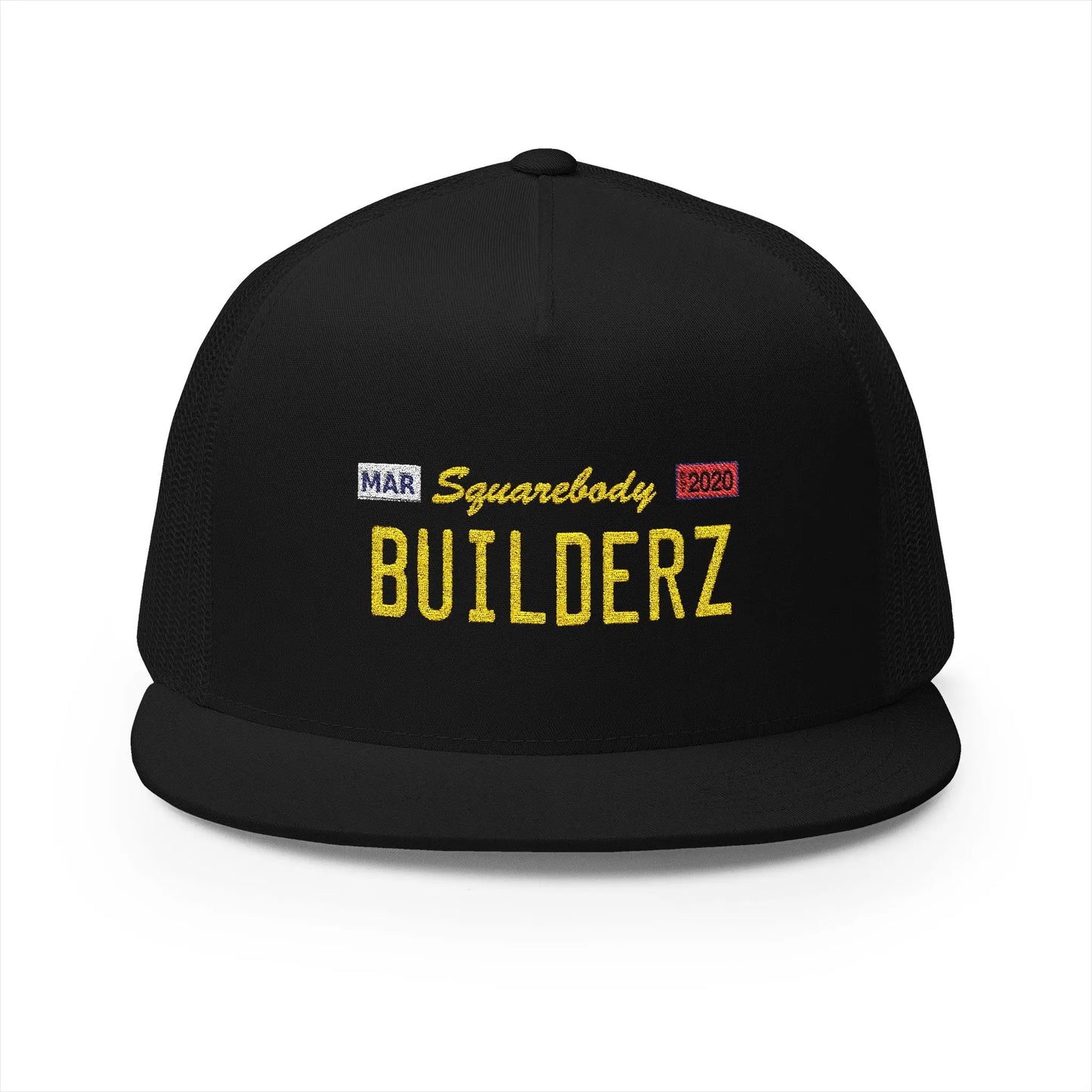 Squarebody Builderz License Plate Embroidery hat Printify
