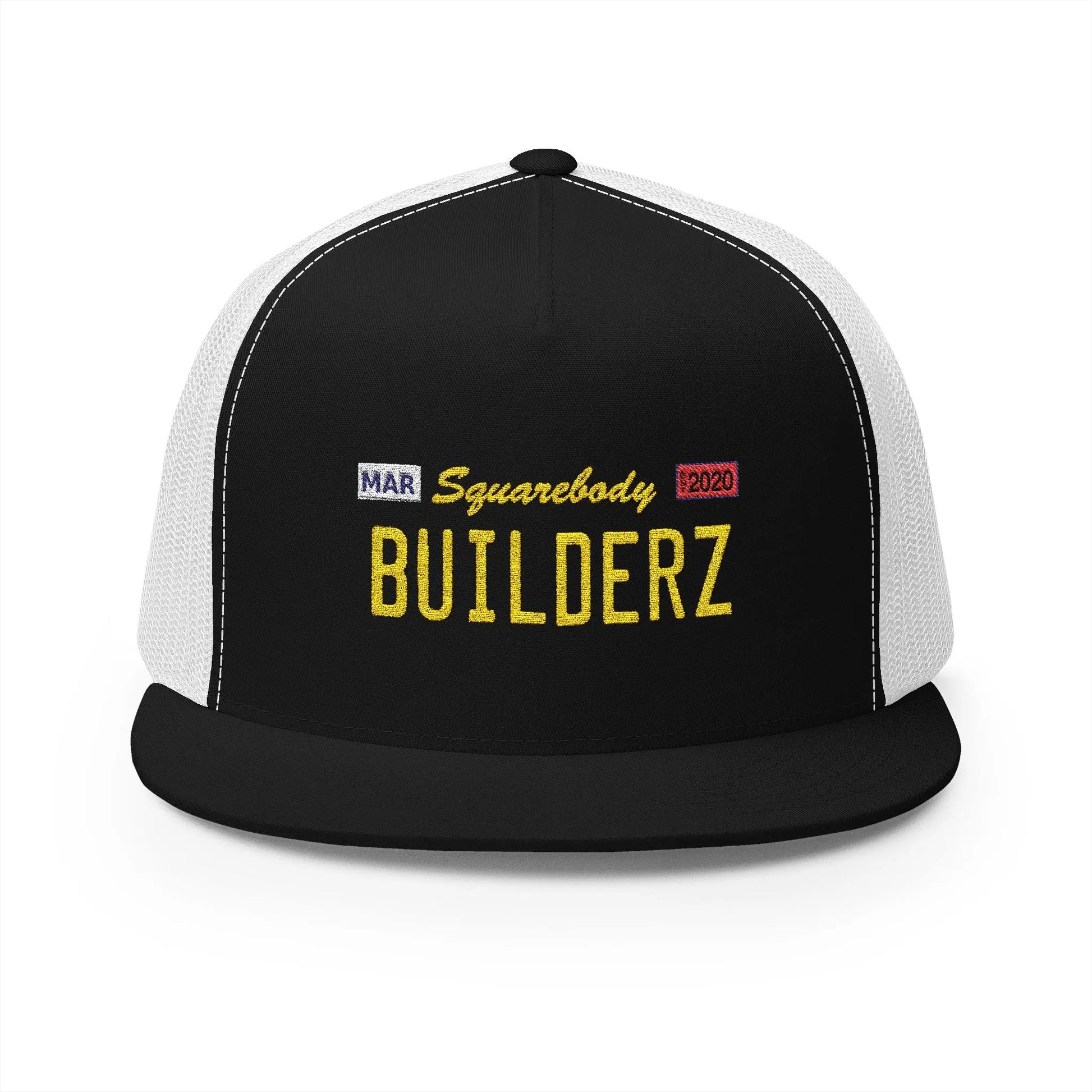 Squarebody Builderz License Plate Embroidery hat Printify