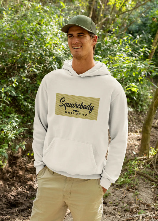 Squarebody Builderz READ BETWEEN the LINES Unisex Heavyweight Hoodie | Comfortable Casual Wear, Fitness Apparel, Gift for Builders, Automotive Enthusiasts Printify