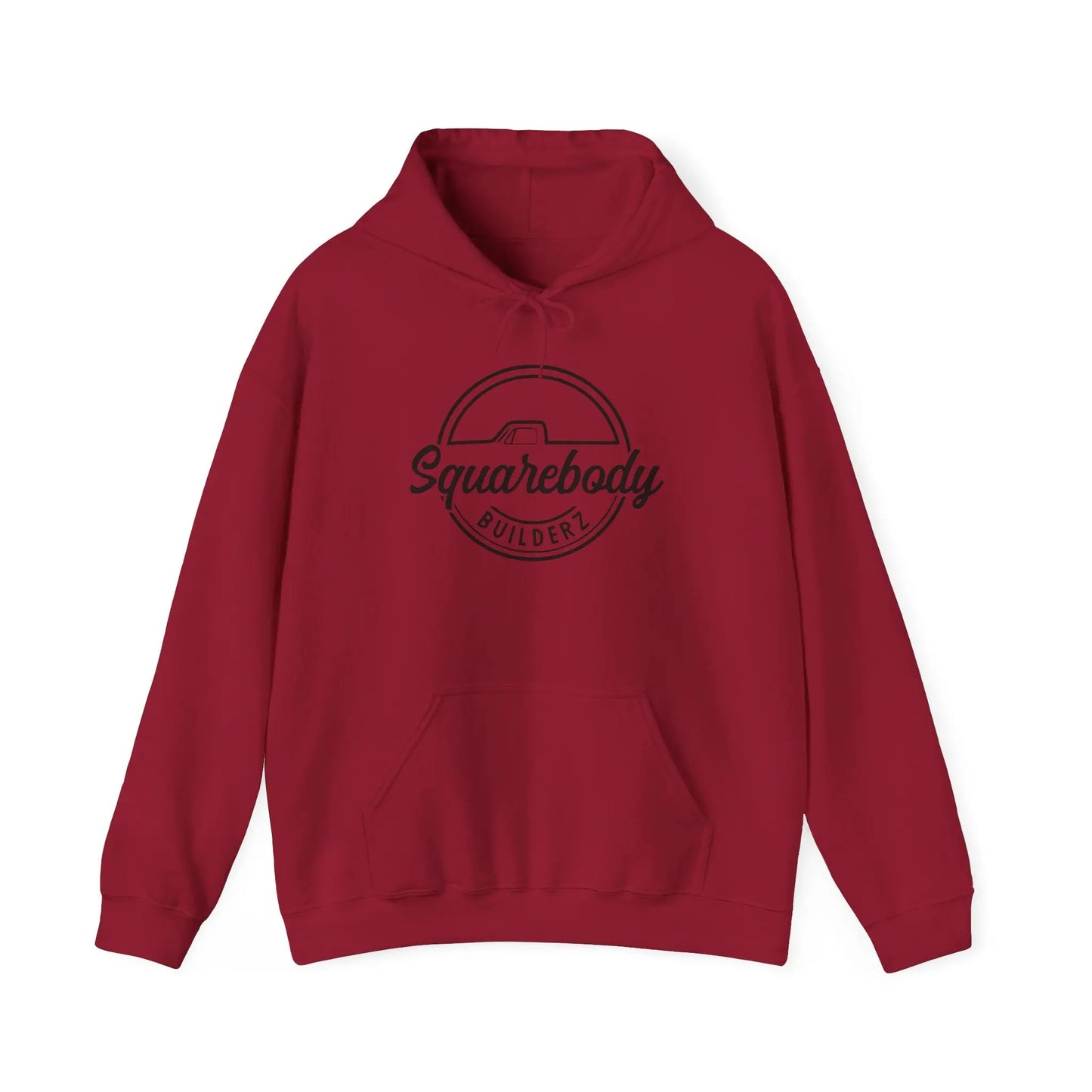 Squarebody Builderz Round Circle Design hooded sweater Printify