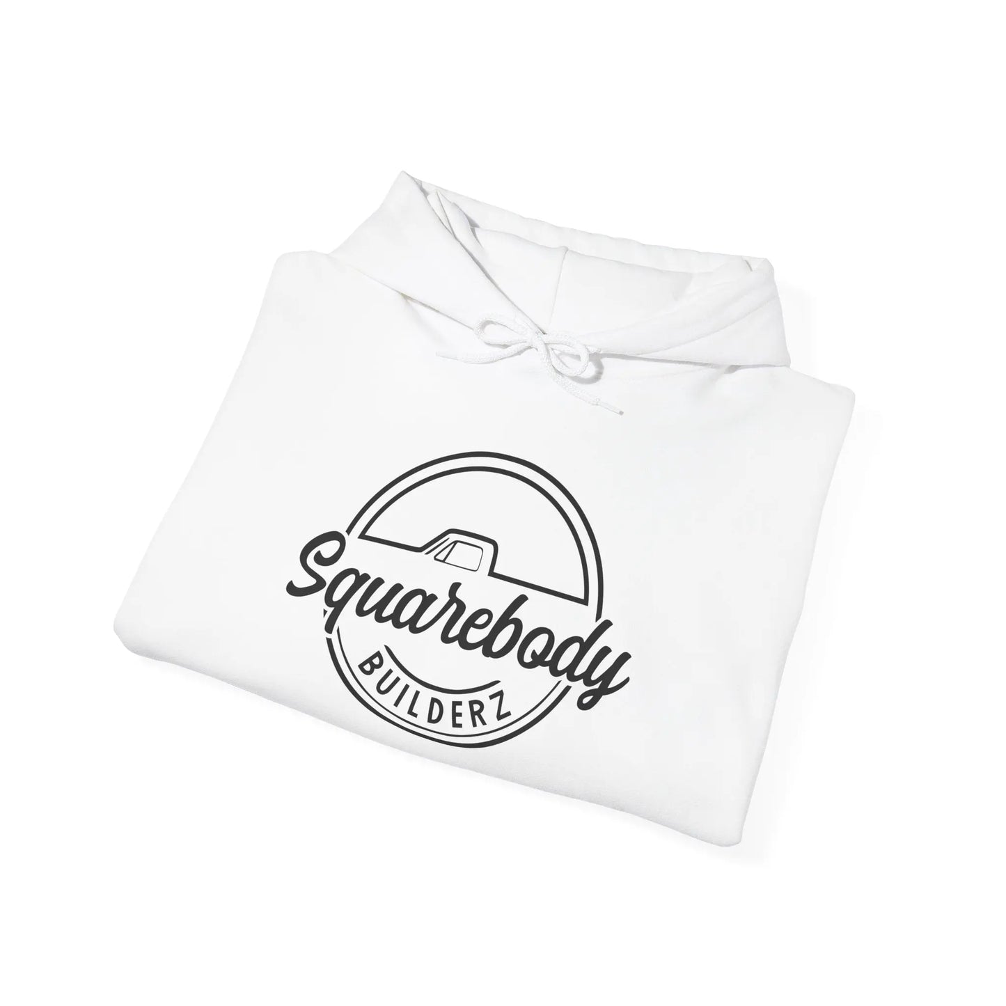 Squarebody Builderz Round Circle Design hooded sweater Printify