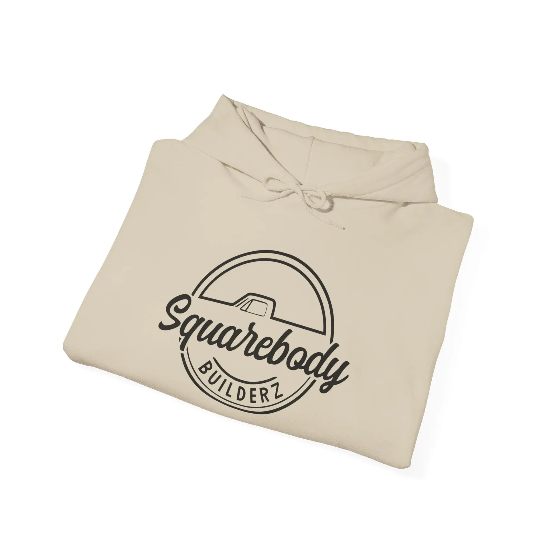 Squarebody Builderz Round Circle Design hooded sweater Printify
