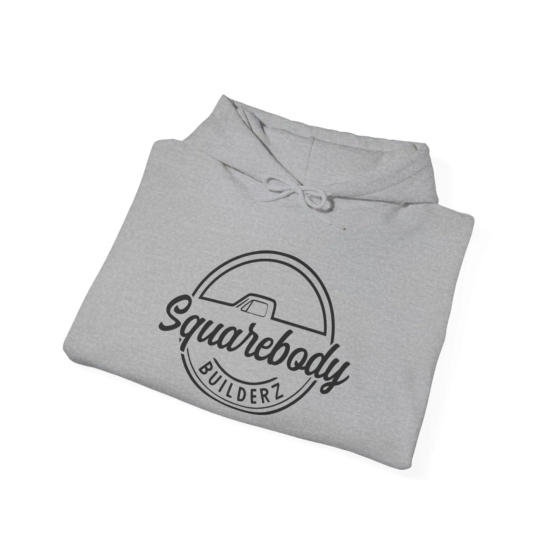 Squarebody Builderz Round Circle Design hooded sweater Printify