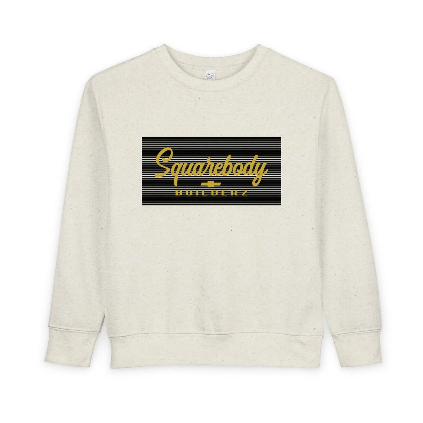 Squarebody Builderz Toddler Sweatshirt, Kids Casual Wear, Children's Gift, Cute Toddler Apparel, Unisex Kids Fashion Printify