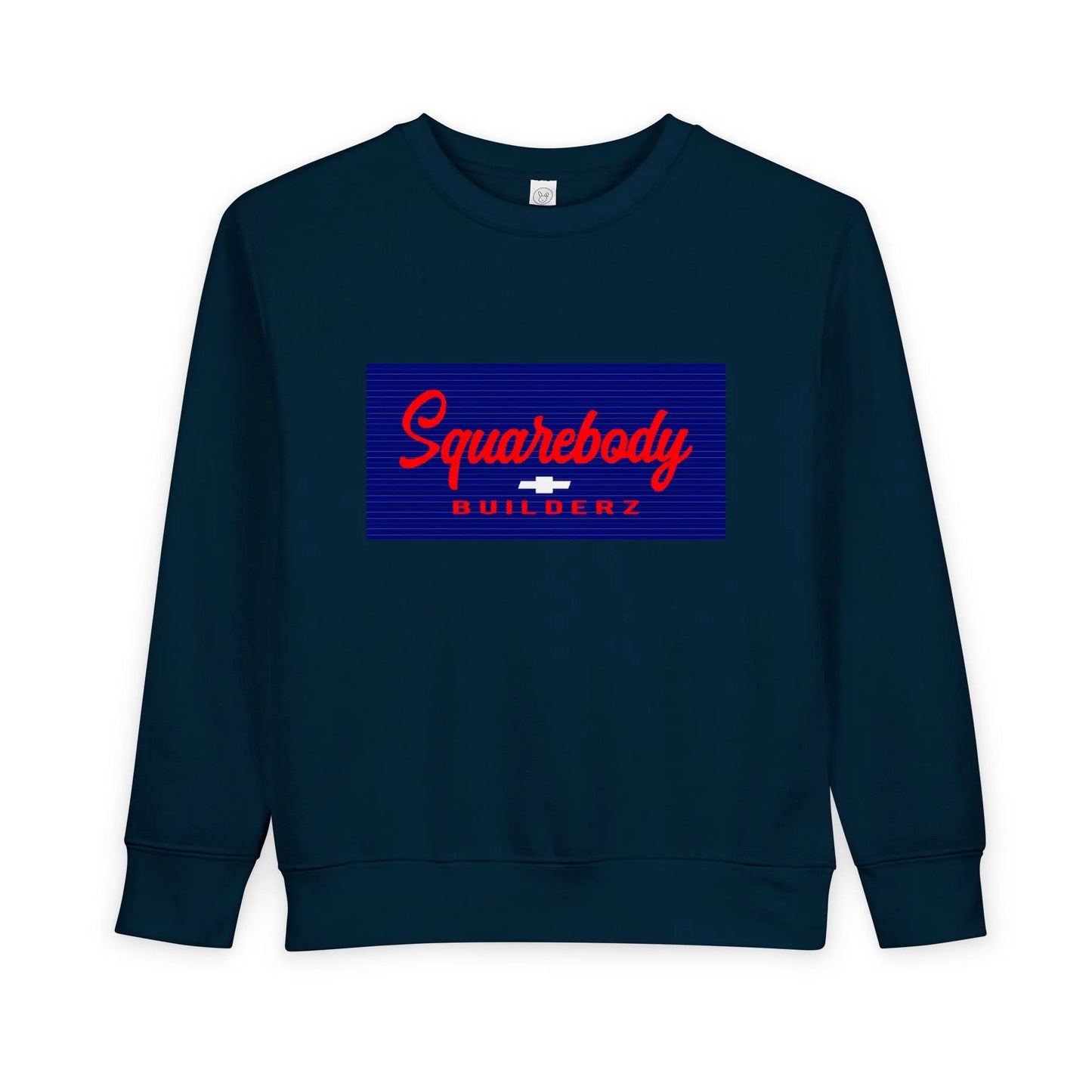 Squarebody Builderz Toddler Sweatshirt, Kids Casual Wear, Children's Gift, Cute Toddler Apparel, Unisex Kids Fashion Printify
