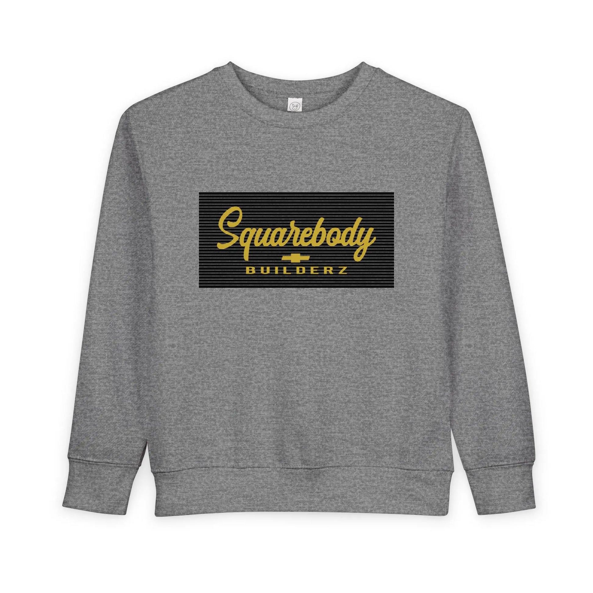 Squarebody Builderz Toddler Sweatshirt, Kids Casual Wear, Children's Gift, Cute Toddler Apparel, Unisex Kids Fashion Printify