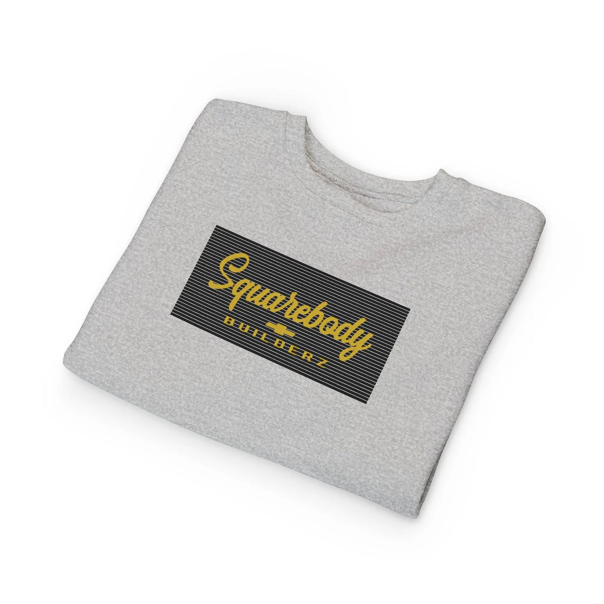 Squarebody Builderz Toddler Sweatshirt, Kids Casual Wear, Children's Gift, Cute Toddler Apparel, Unisex Kids Fashion Printify