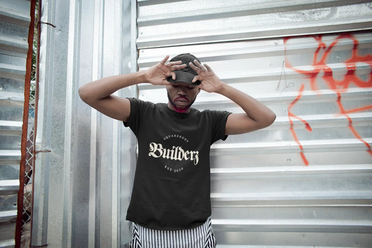 Squarebody Builderz Vintage Logo Unisex Cotton Crew Tee Printify