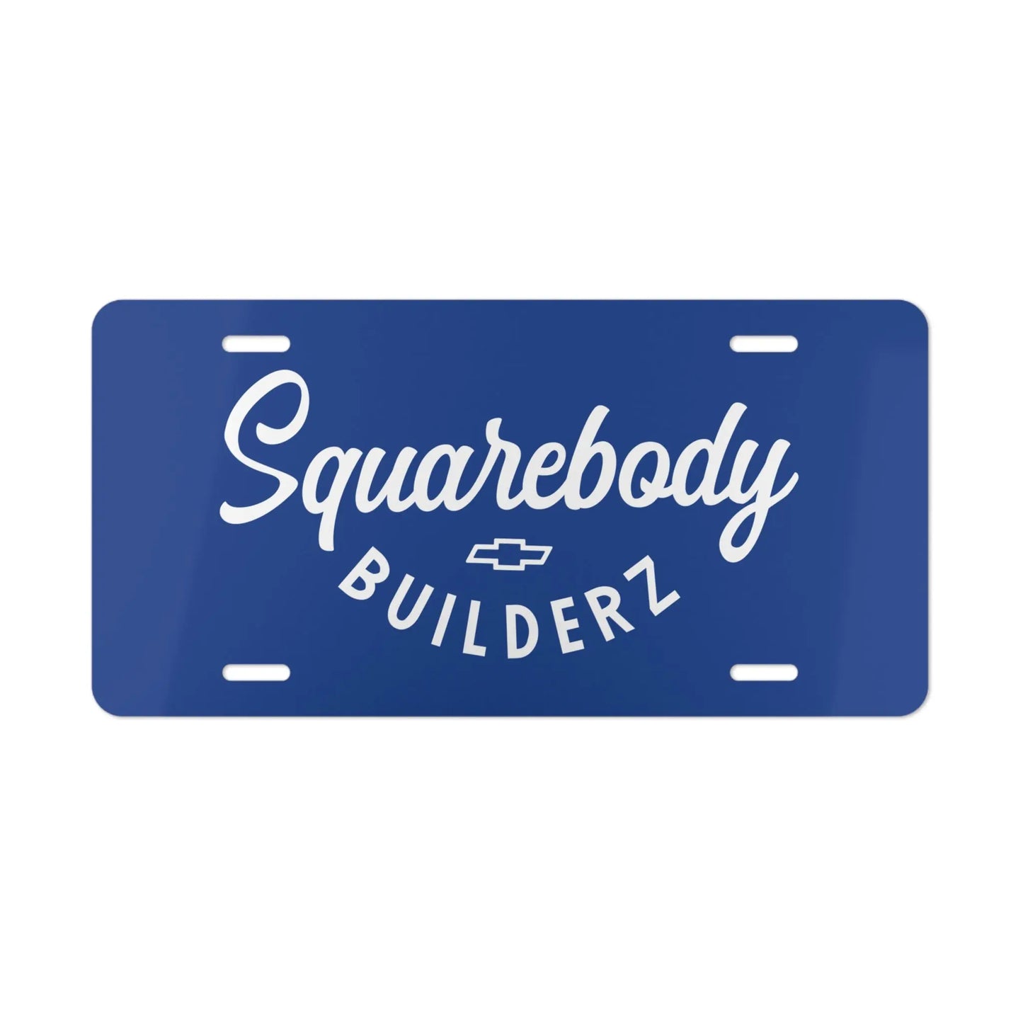 Squarebody Builderz license plate Printify