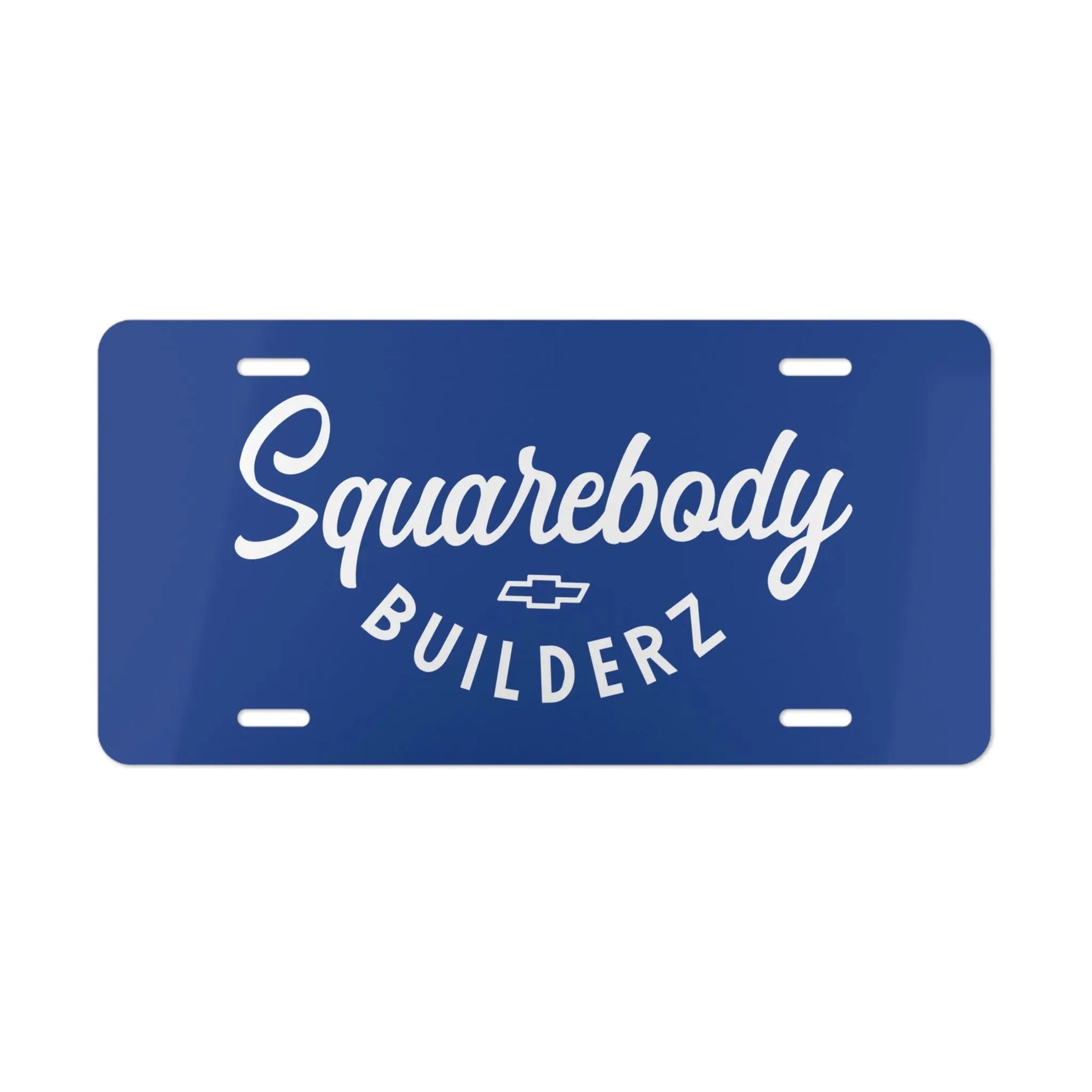 Squarebody Builderz license plate Printify