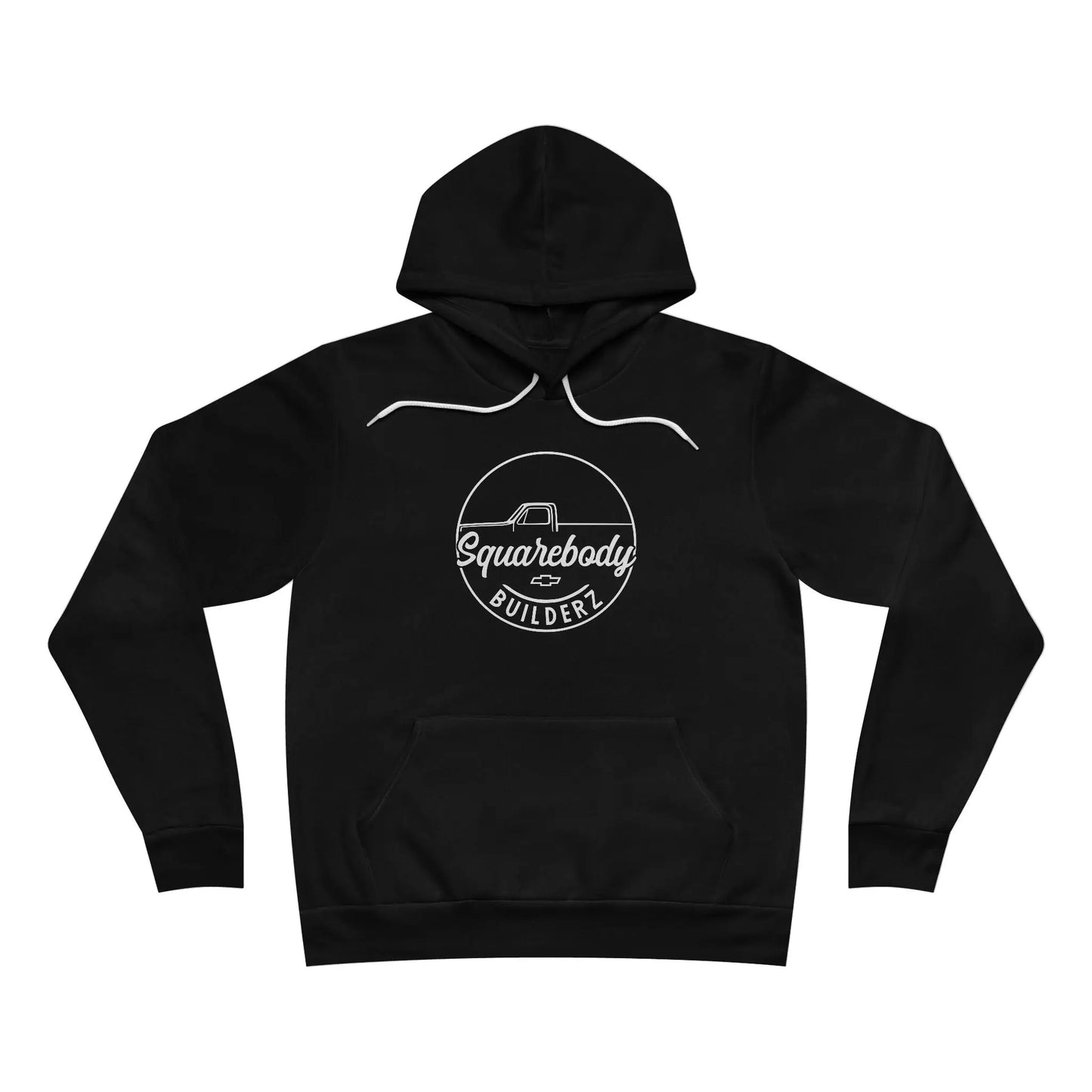 Squarebody Builderz  round LOGO womens Hoodie Printify