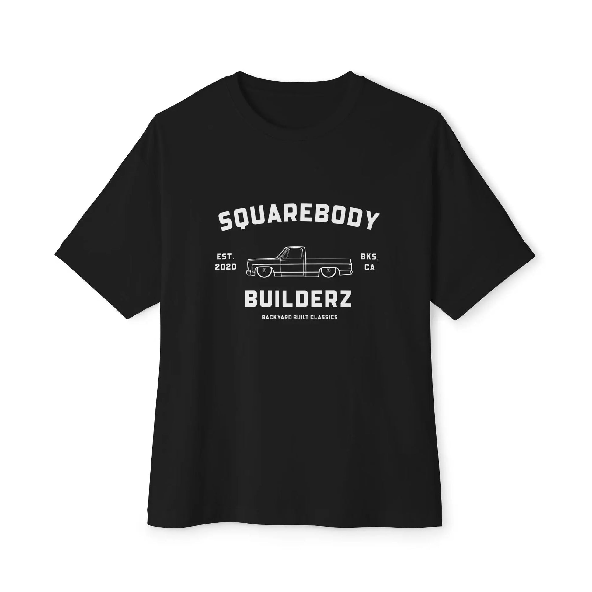 Squarebody C10 Backyard built Logo Tshirt Oversized Box Tee Printify