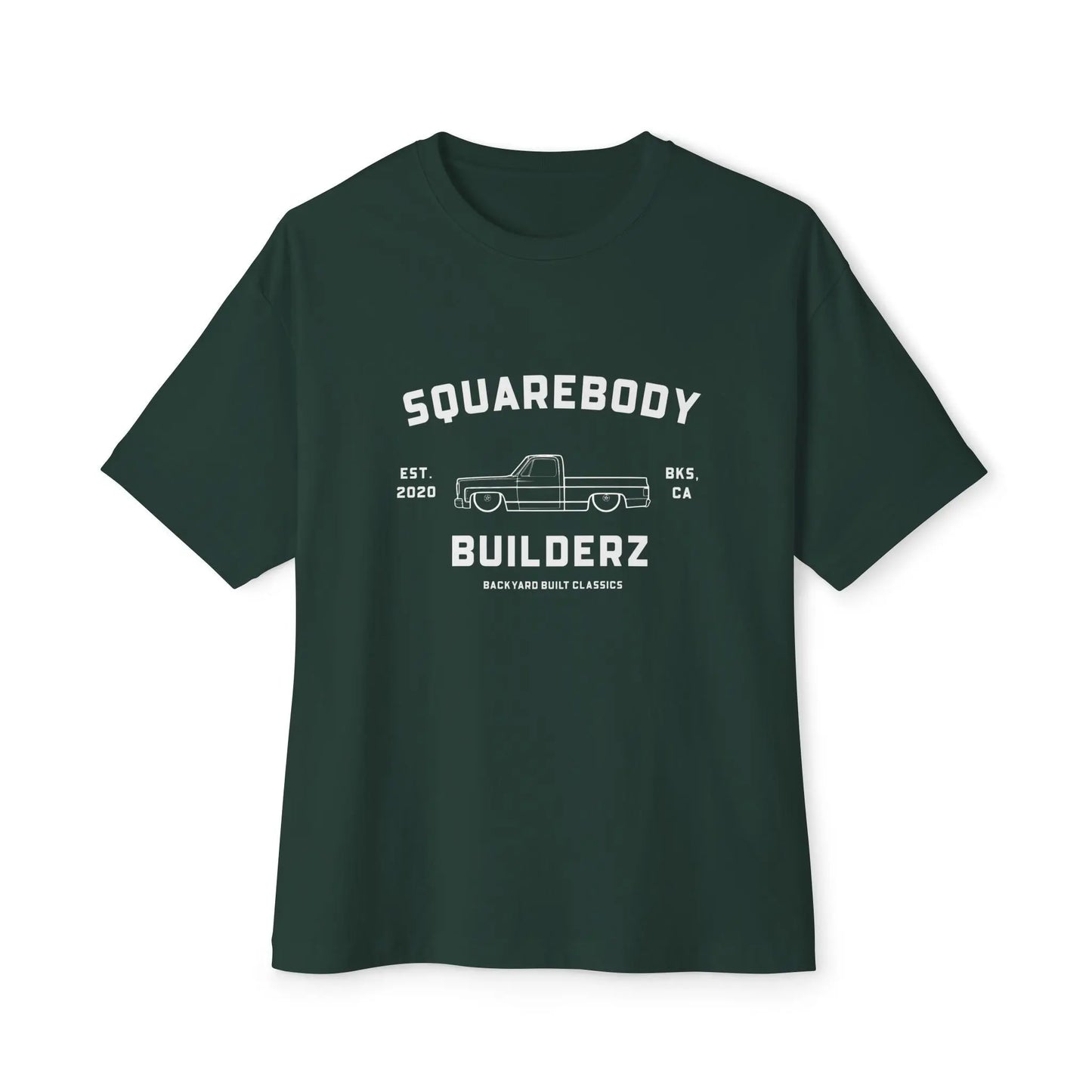 Squarebody C10 Backyard built Logo Tshirt Oversized Box Tee Printify