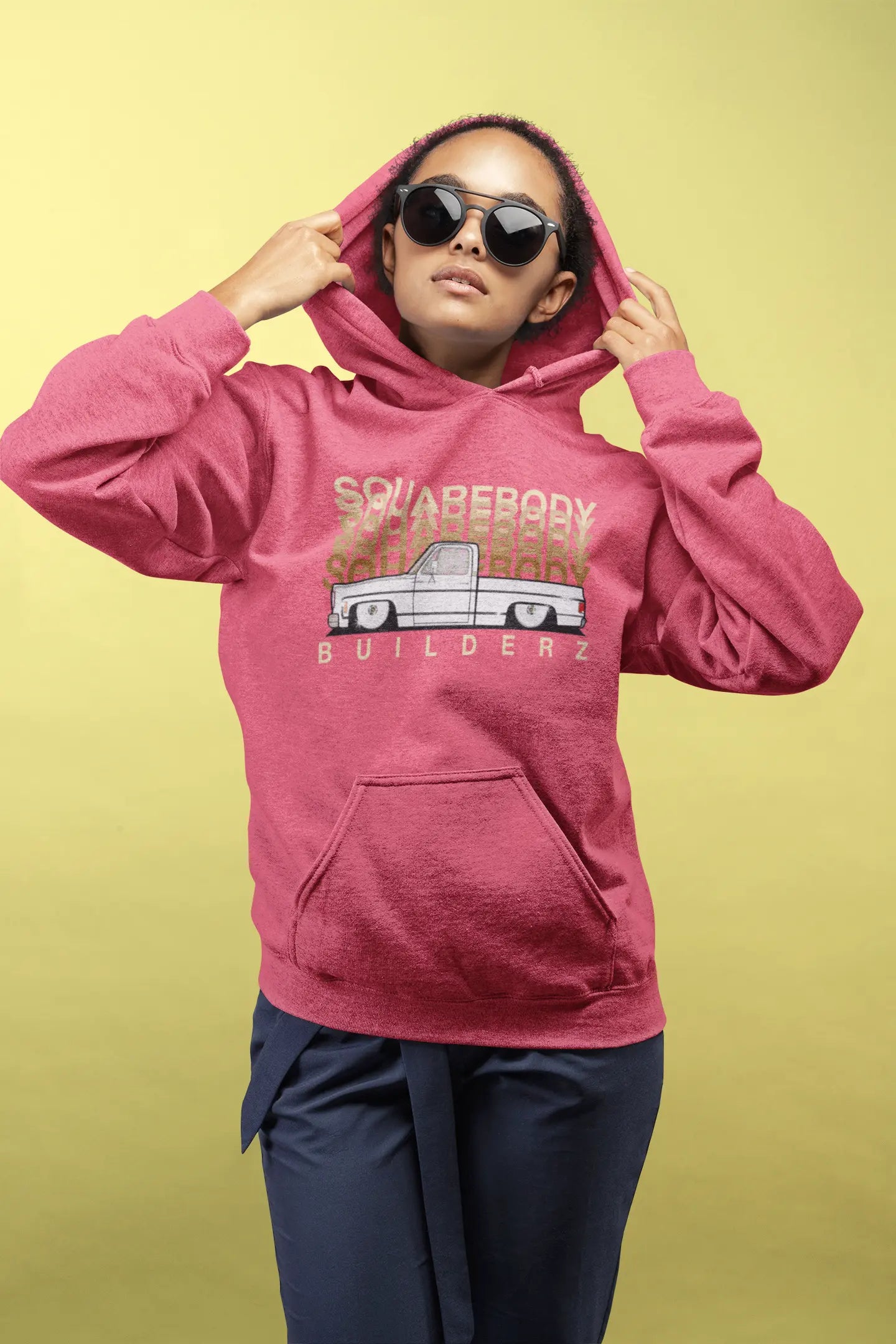 Squarebody C10 FADED Series Women's College Hoodie Printify