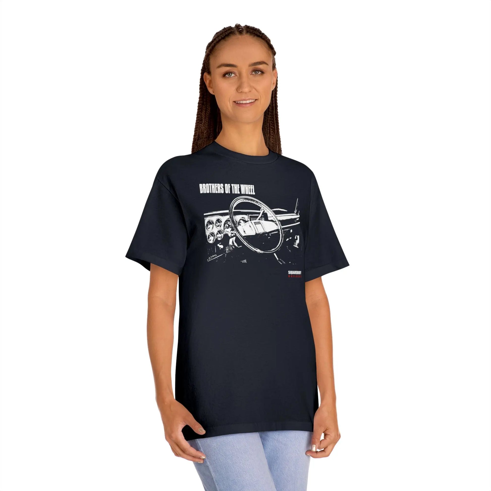 Vintage Classic 73-87 C10 Steering Wheel T-Shirt Printify