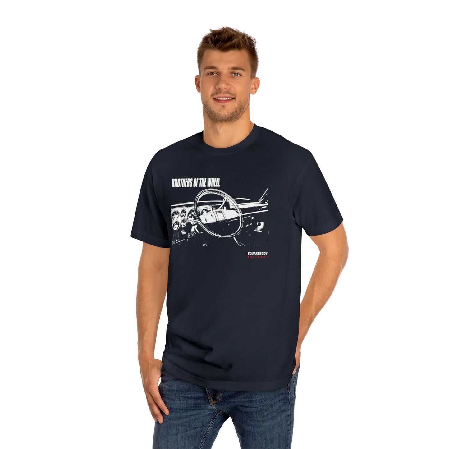 Vintage Classic 73-87 C10 Steering Wheel T-Shirt Printify