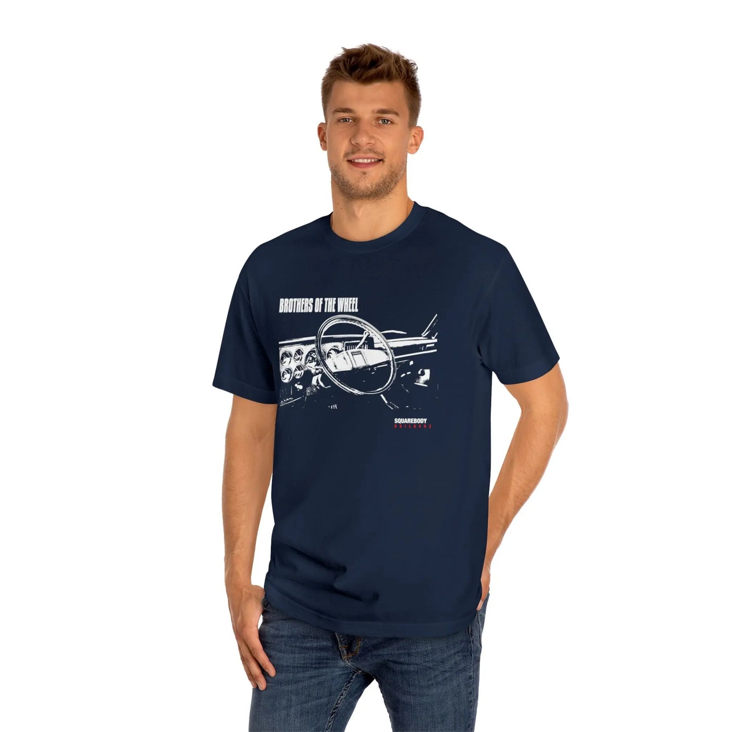 Vintage Classic 73-87 C10 Steering Wheel T-Shirt Printify