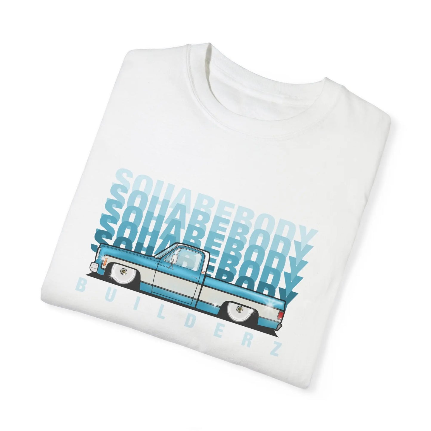 Vintage Wash Chevy C10 T-Shirt blue/wht Printify