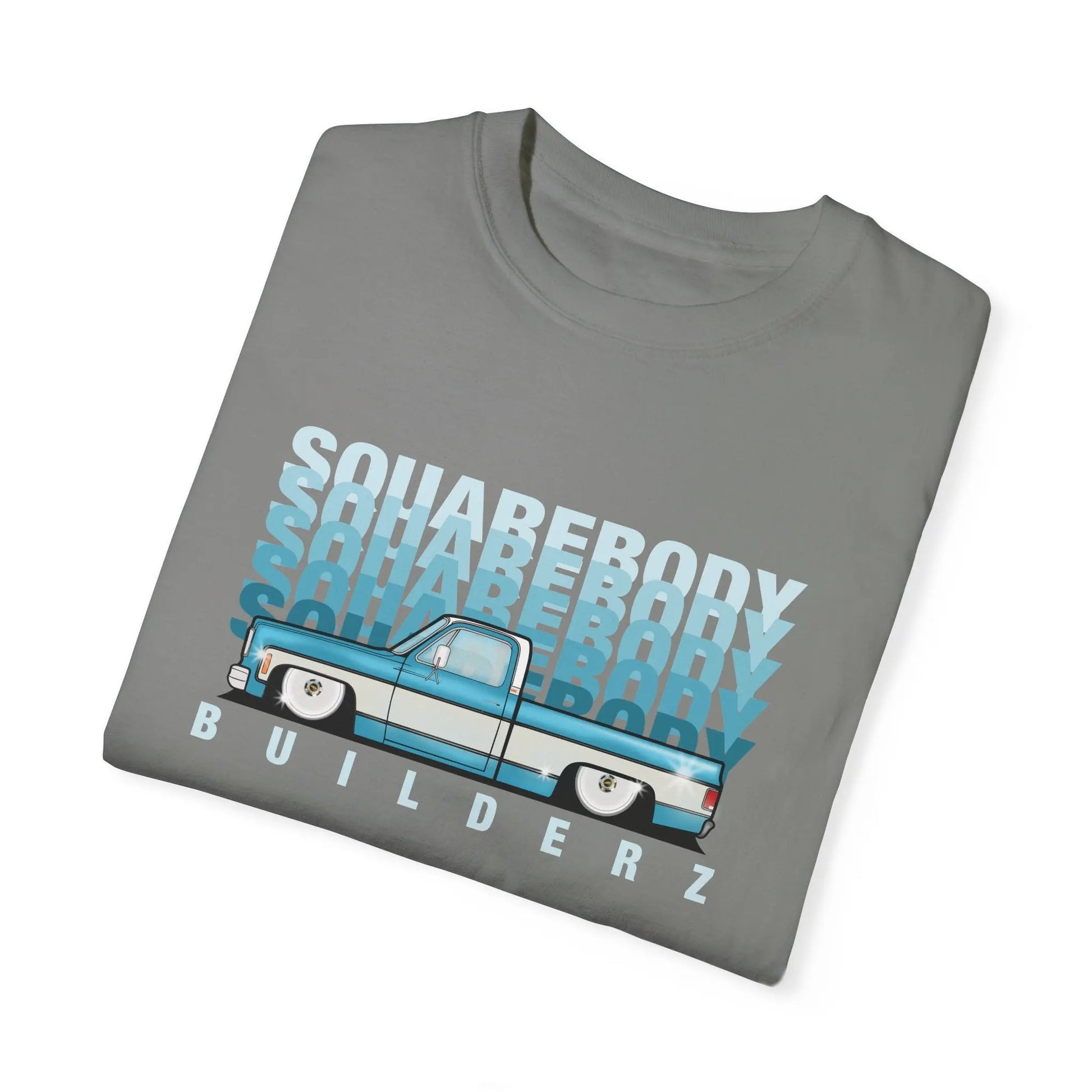 Vintage Wash Chevy C10 T-Shirt blue/wht Printify