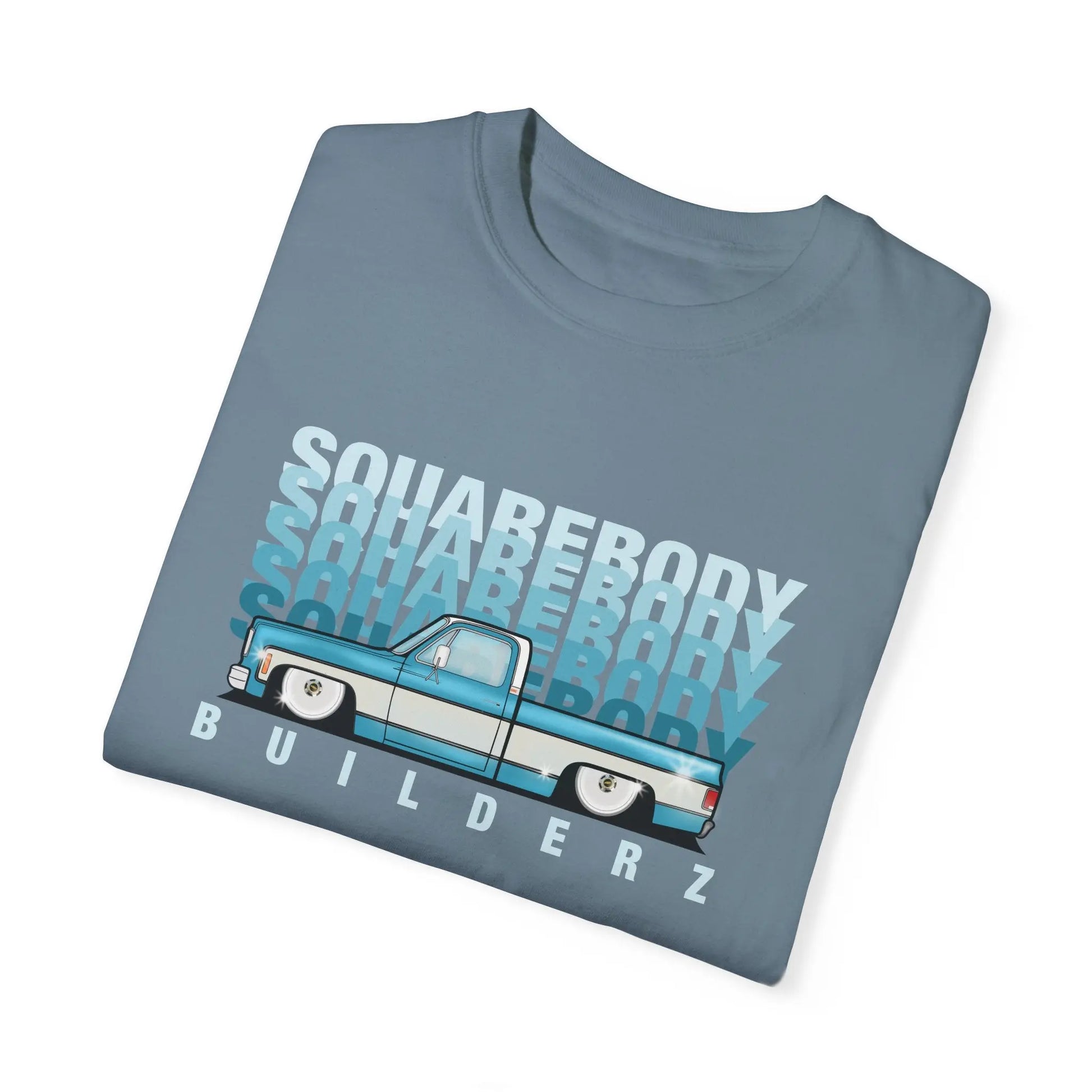 Vintage Wash Chevy C10 T-Shirt blue/wht Printify