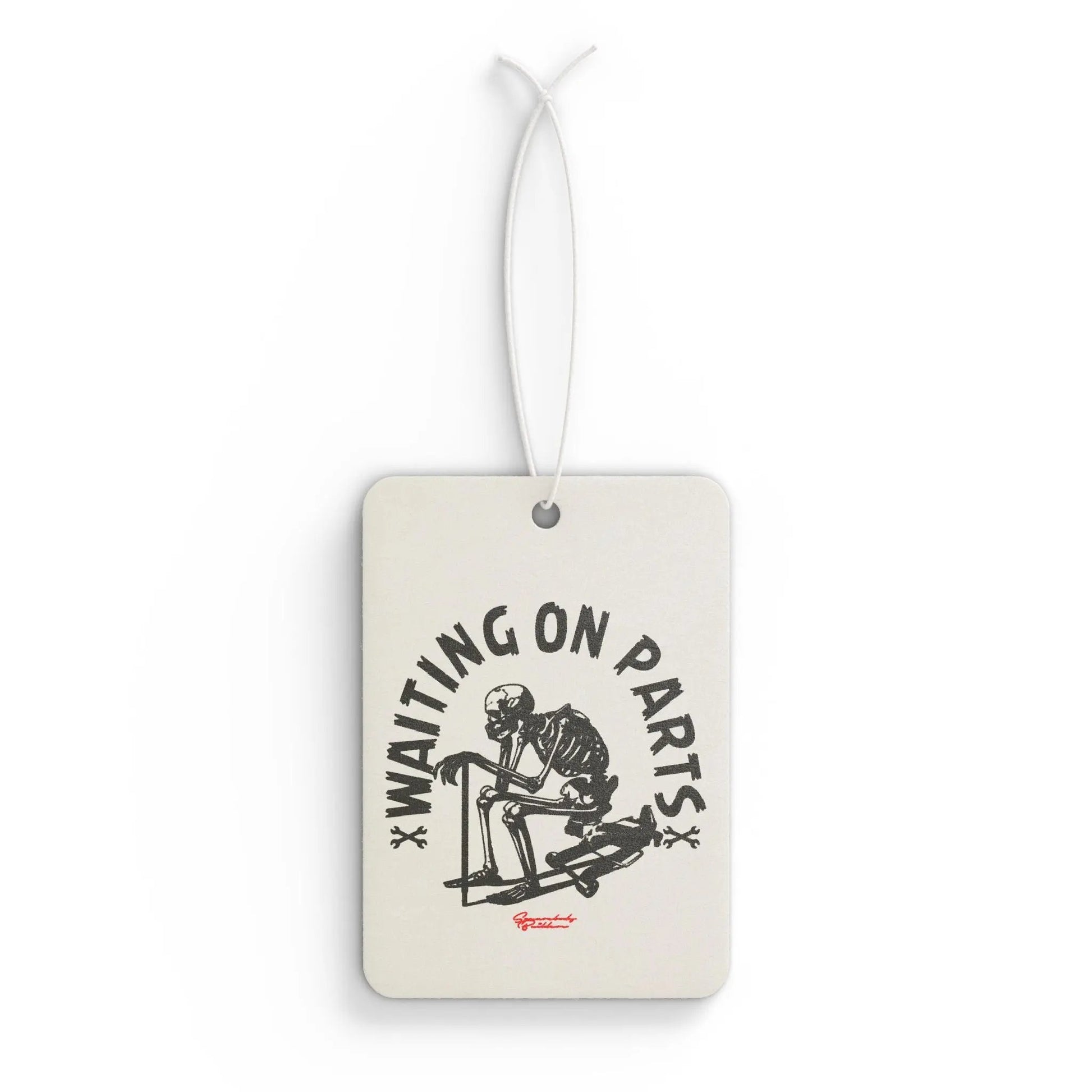 " Waiting on Parts " Car Air Freshener Printify