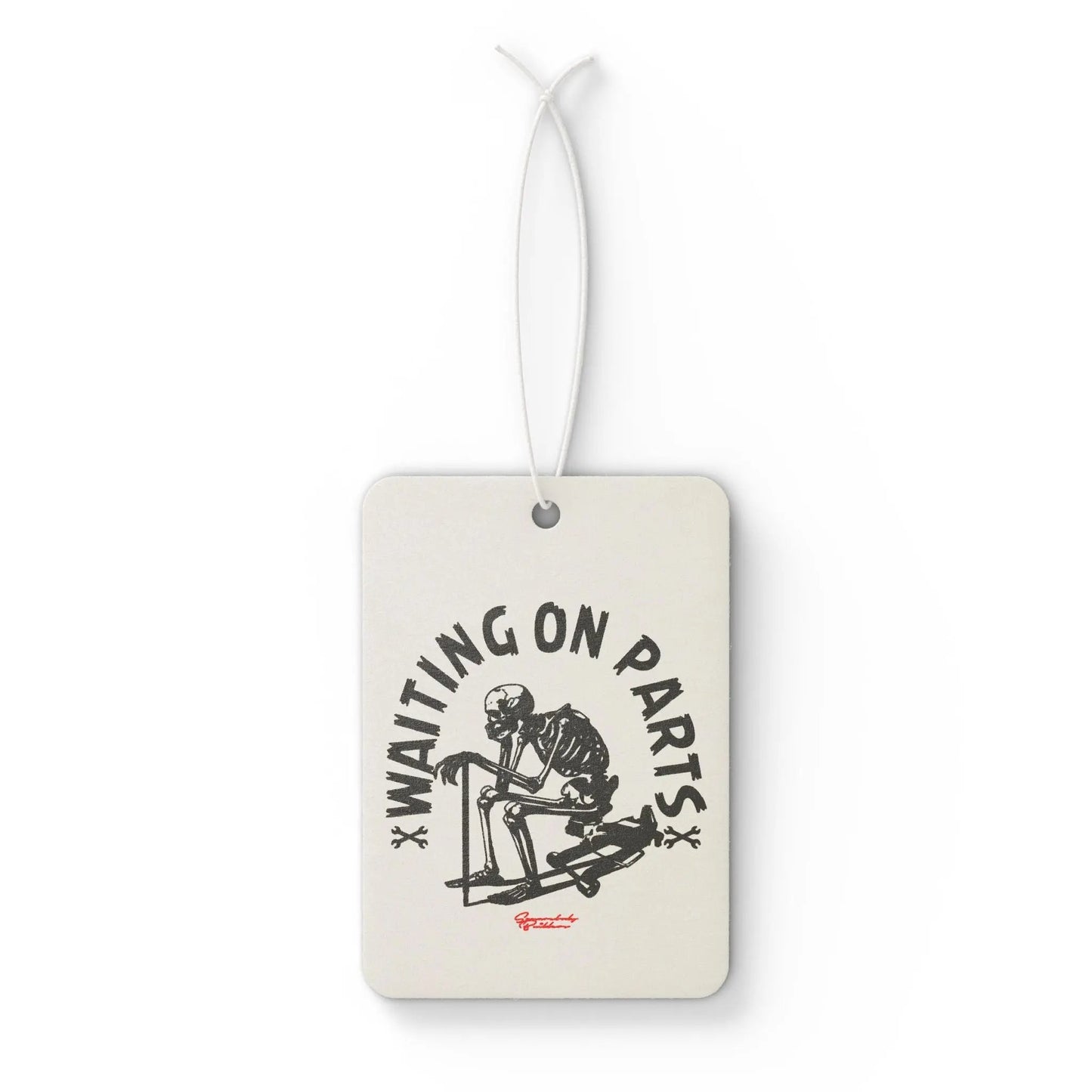 " Waiting on Parts " Car Air Freshener Printify