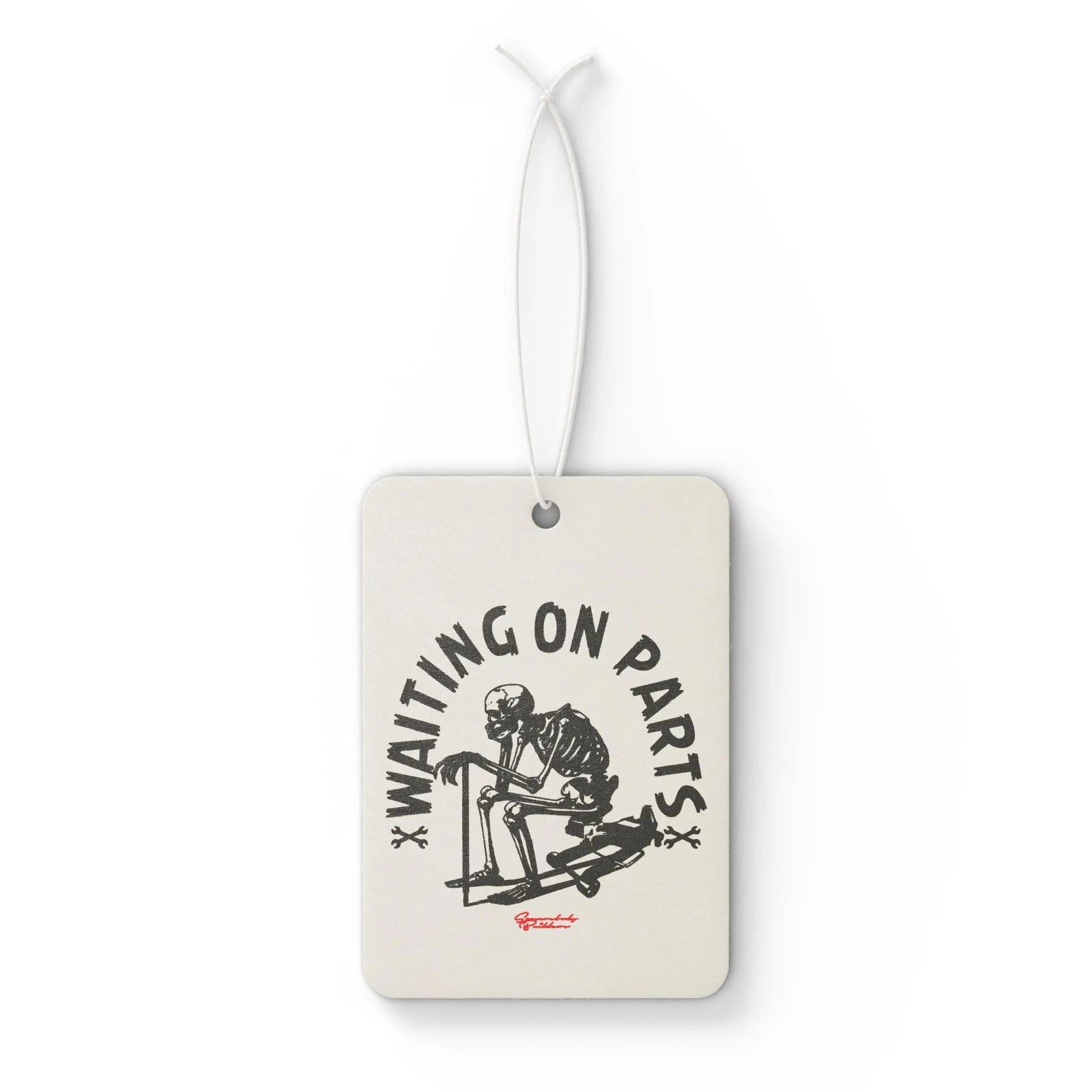 " Waiting on Parts " Car Air Freshener Printify