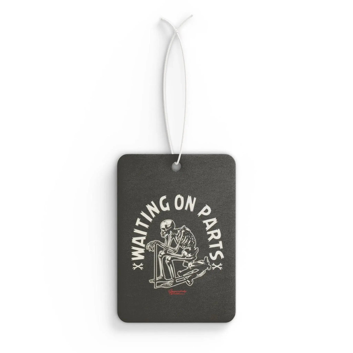 "Waiting on Parts"   Car Air Freshener Printify