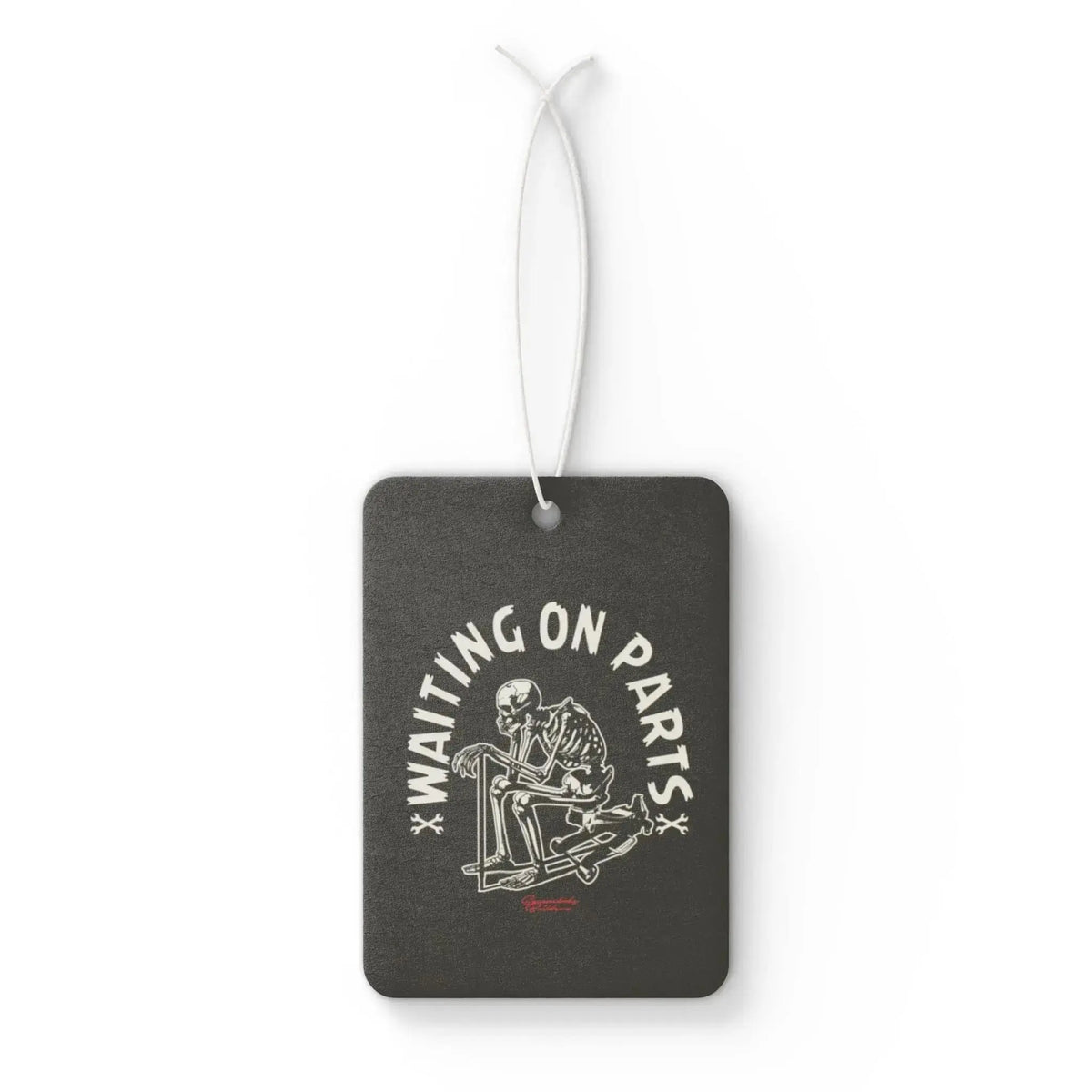 "Waiting on Parts"   Car Air Freshener Printify