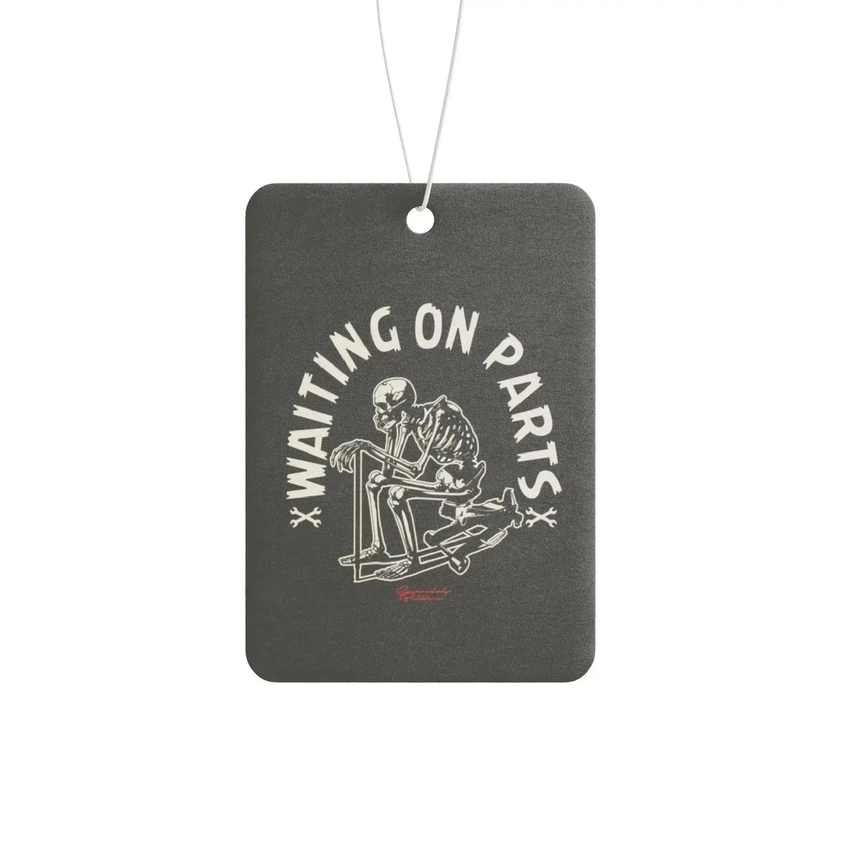 "Waiting on Parts"   Car Air Freshener Printify