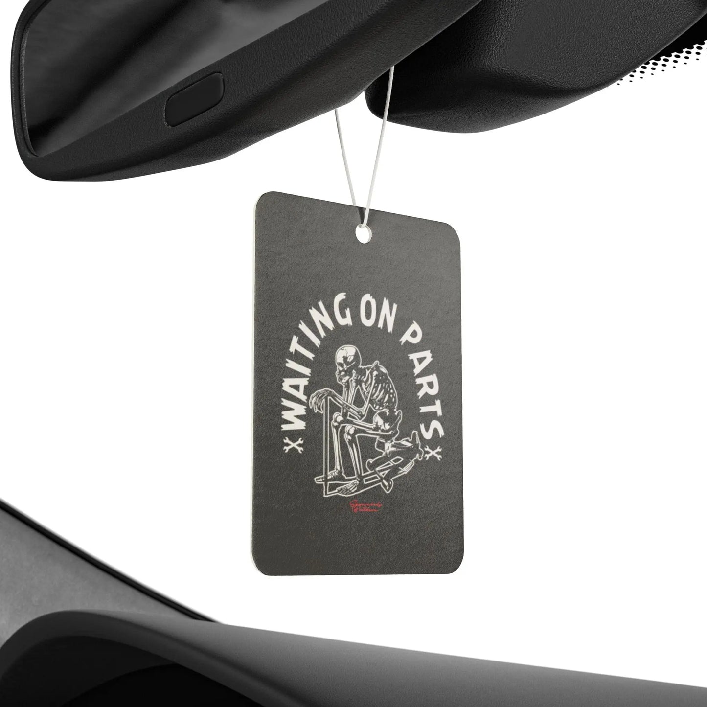 "Waiting on Parts"   Car Air Freshener Printify