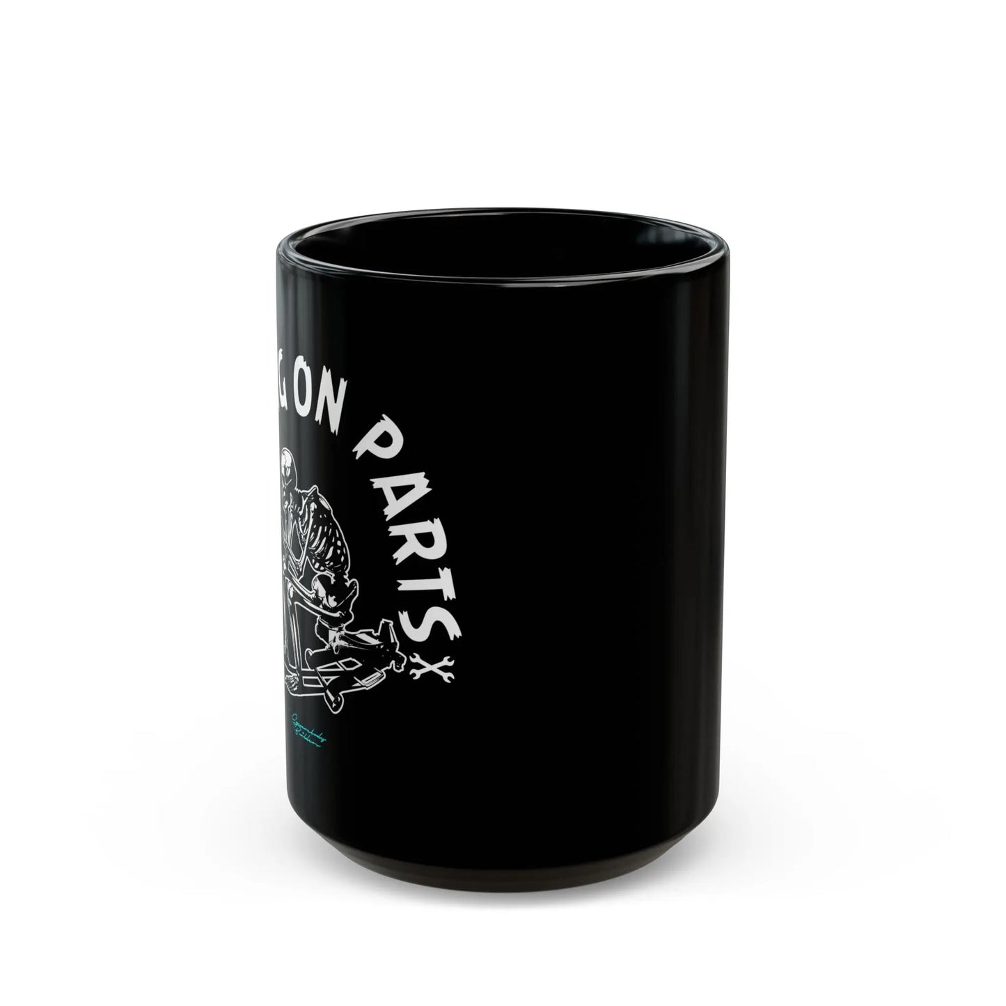 "Waiting on Parts" Skeleton Mug  - Perfect for Coffee Lovers Printify