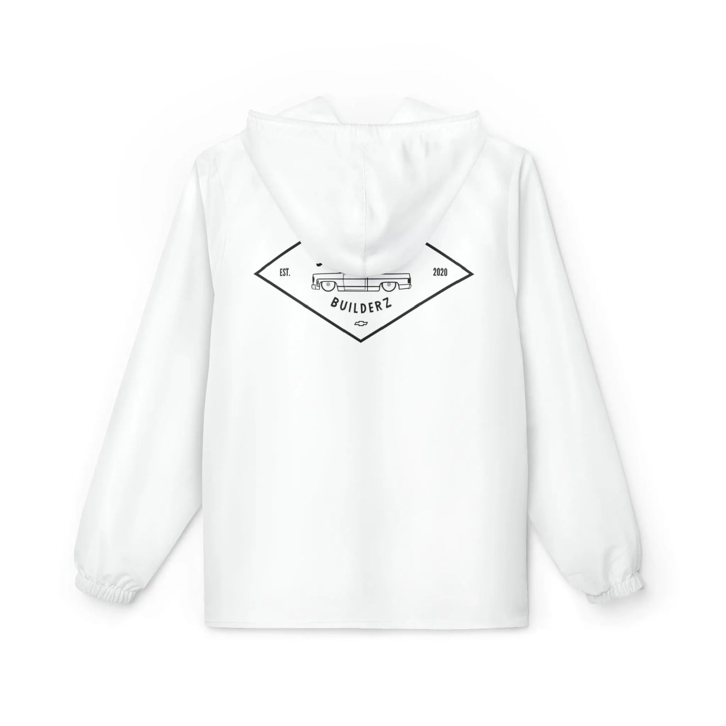 White DIAMOND C10 Windbreaker Jacket (AOP) Printify