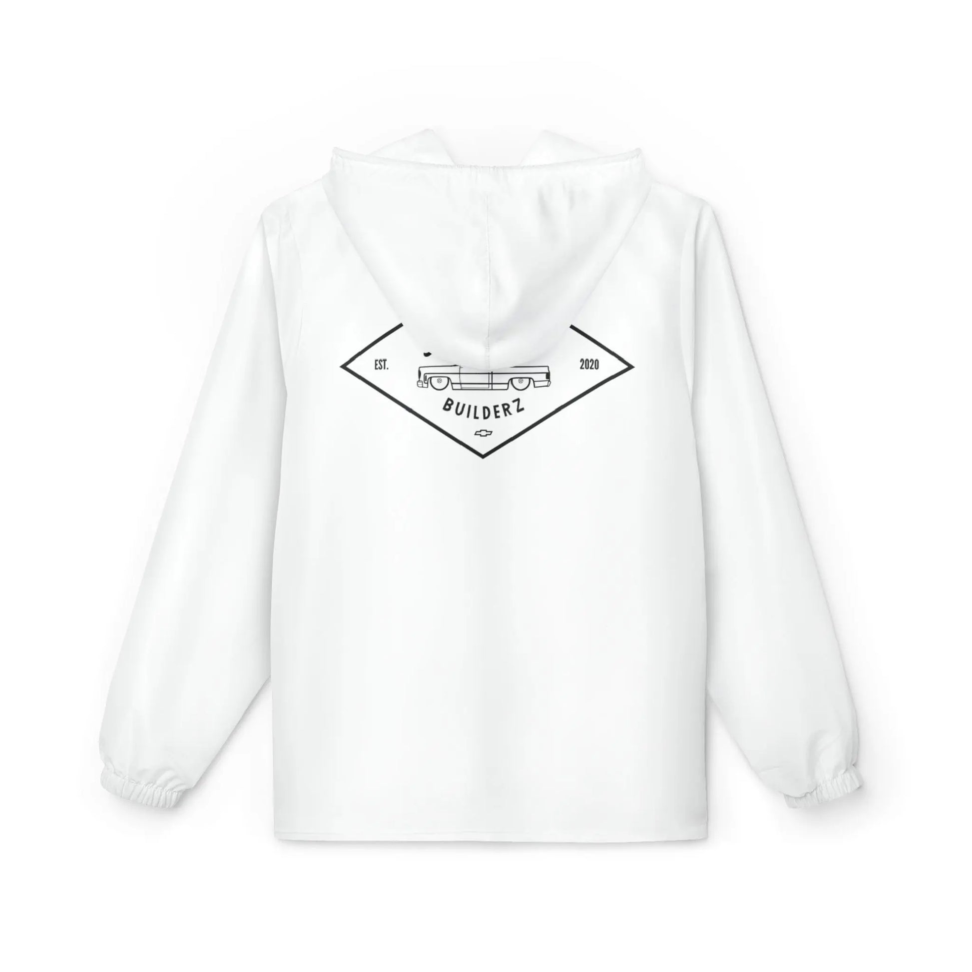White DIAMOND C10 Windbreaker Jacket (AOP) Printify