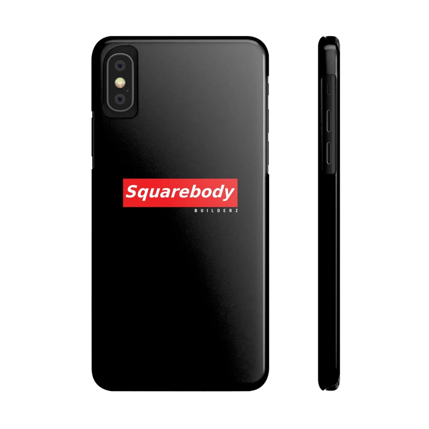 iPHONE Slim Phone Cases Squarebody Builderz SUPREME Printify