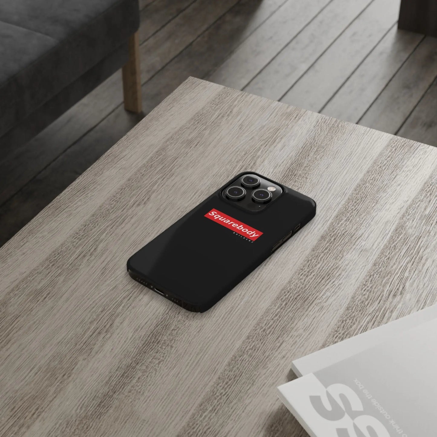 iPHONE Slim Phone Cases Squarebody Builderz SUPREME Printify