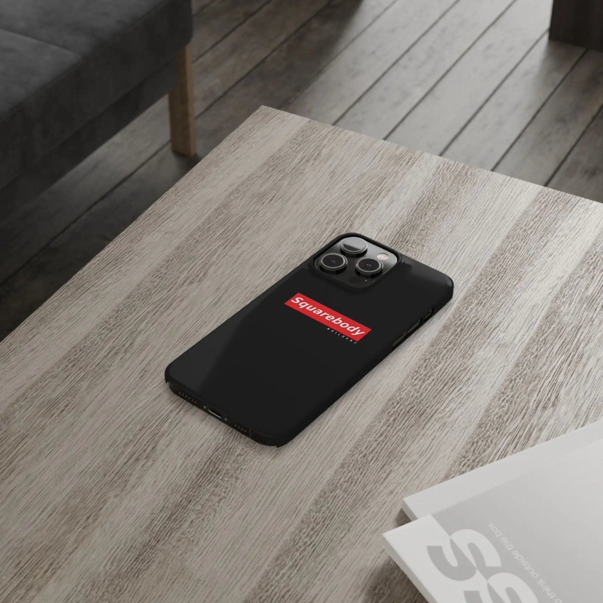 iPHONE Slim Phone Cases Squarebody Builderz SUPREME Printify