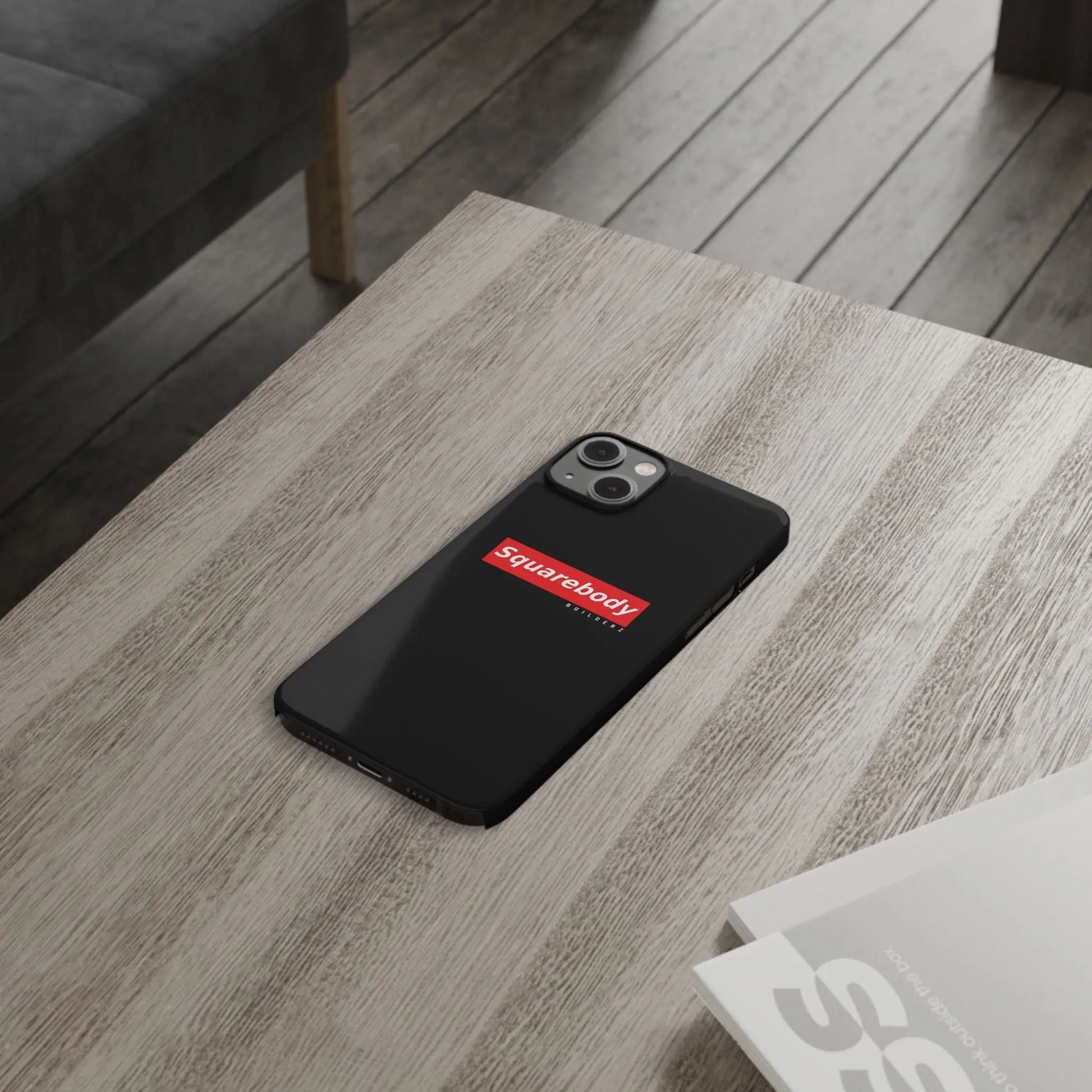 iPHONE Slim Phone Cases Squarebody Builderz SUPREME Printify
