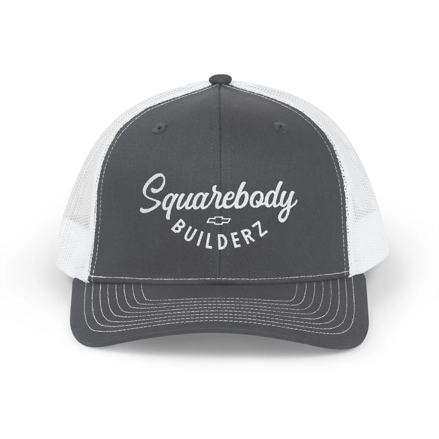 squarebody Builderz Curved bill embroidered snapback Printify