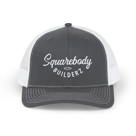 squarebody Builderz Curved bill embroidered snapback Printify