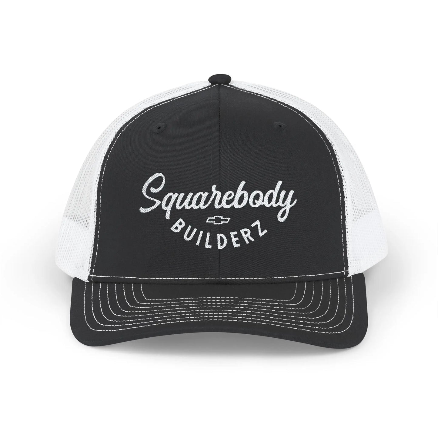 squarebody Builderz Curved bill embroidered snapback Printify