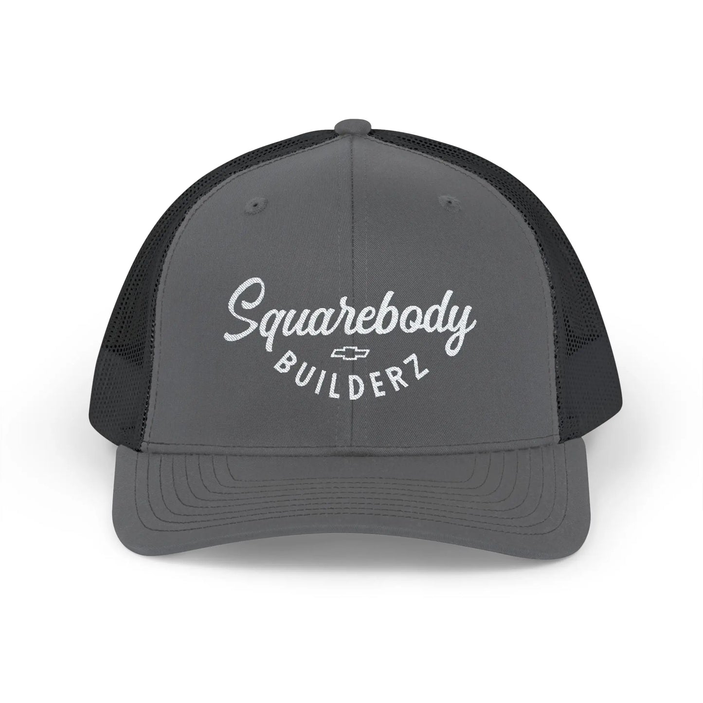 squarebody Builderz Curved bill embroidered snapback Printify