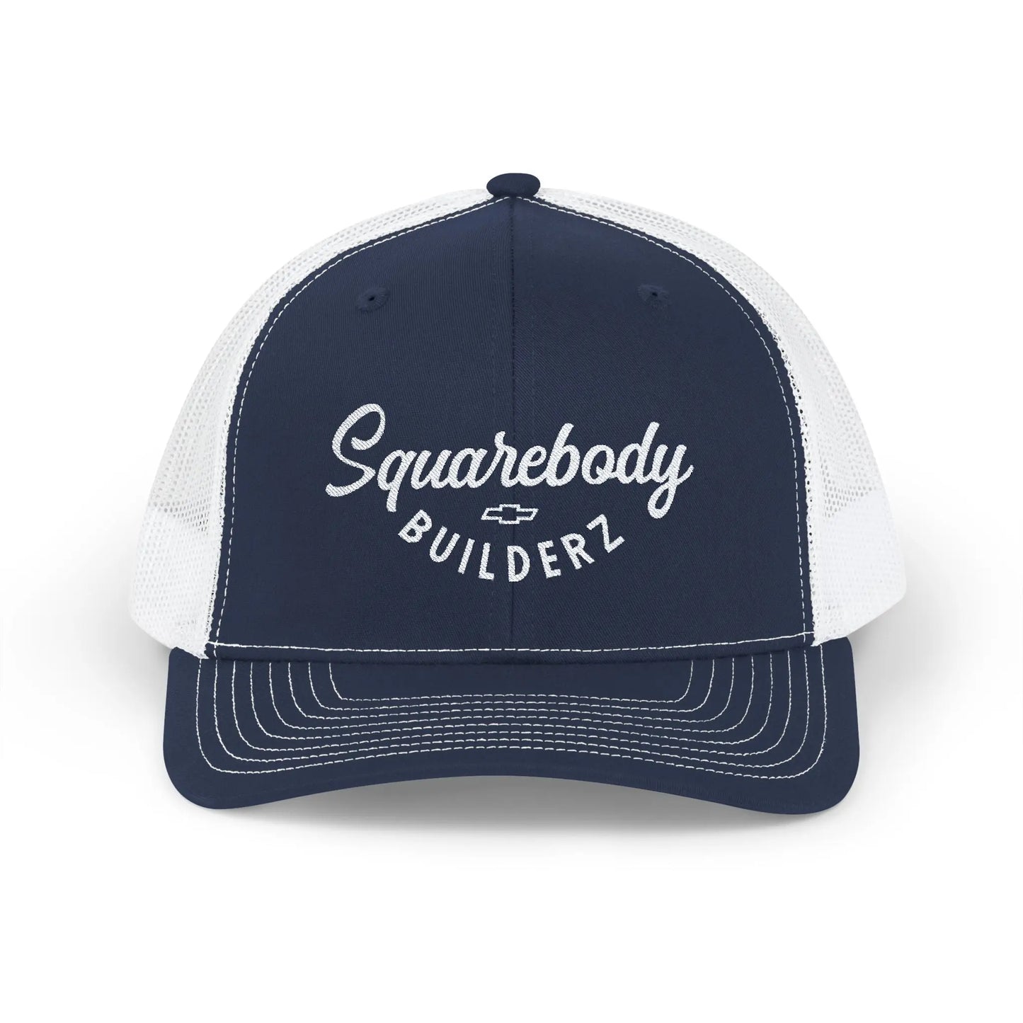 squarebody Builderz Curved bill embroidered snapback Printify